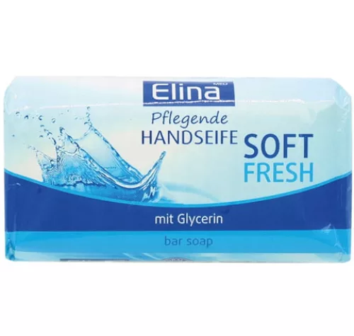 Мыло Elina Soft Fresh с глицерином, 100 г 