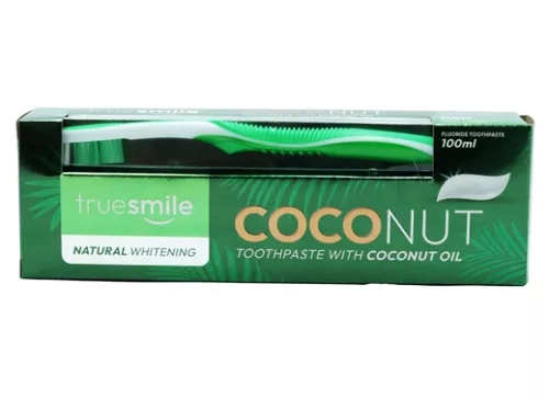 Зубная паста и щётка TrueSmile с кокосом, 100 мл 