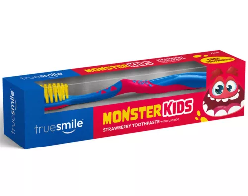 Детская зубная паста и щётка Truesmile 75 мл 