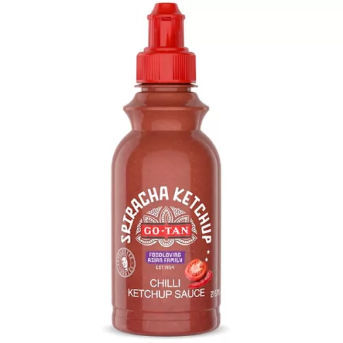 Go-Tan Острый соус кетчуп Sriracha, 215 мл 