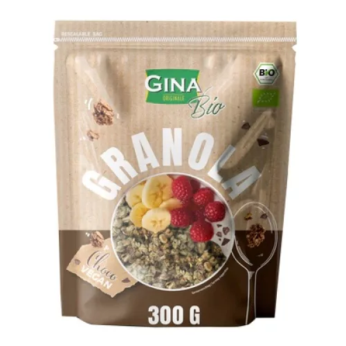 Gina Organic Мюсли Гранола Шоколад 300 г 