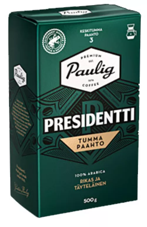 Presidentti кофе темной обжарки 500 г