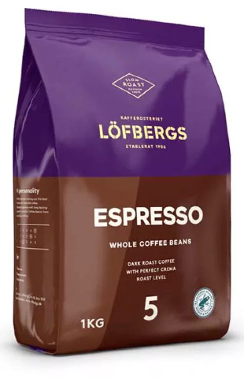 LÖFBERGS ESPRESSO Кофе в зернах 1 кг