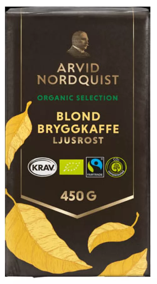 Arvid Nordquist Blond Молотый кофе легкой обжарки органический, 450гр.