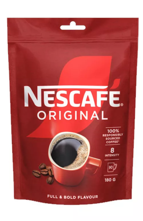 Nescafé Original, растворимый кофе, 180 г, пакет для пополнения (рефилл) 
