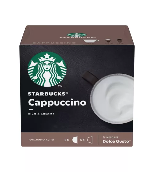 1-Starbucks Nescafé Dolce Gusto Cappuccino кофе 12 капсул / 120 г