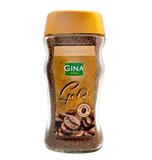 Gina Gold Растворимый кофе в стеклянной банке 200 г