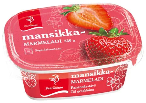 Saarioinen Клубничный мармелад 230гр.