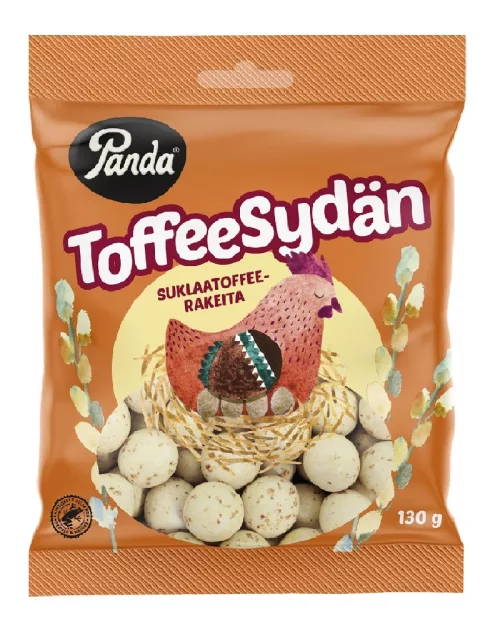 Panda Toffee sydän Suklaarae 130g