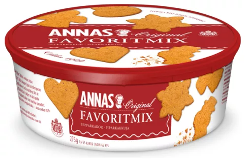Печенье Annas Favoritmix с пряниками, 275 г 