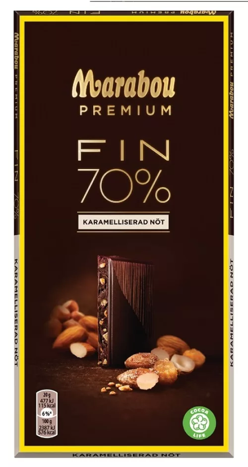 Marabou Premium Карамелизированный орех 100г