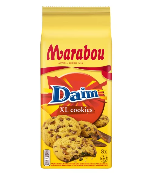 Marabou печенье с карамелью Daim, 184 г 