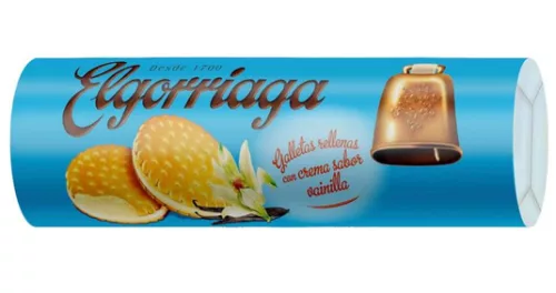 Печенье Elgorriaga с ванильной начинкой, 240 г 