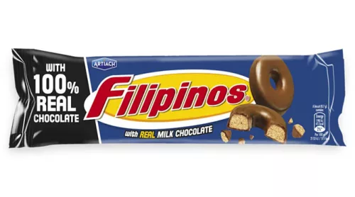 Печенье Filipinos в молочном шоколаде, 120 г 