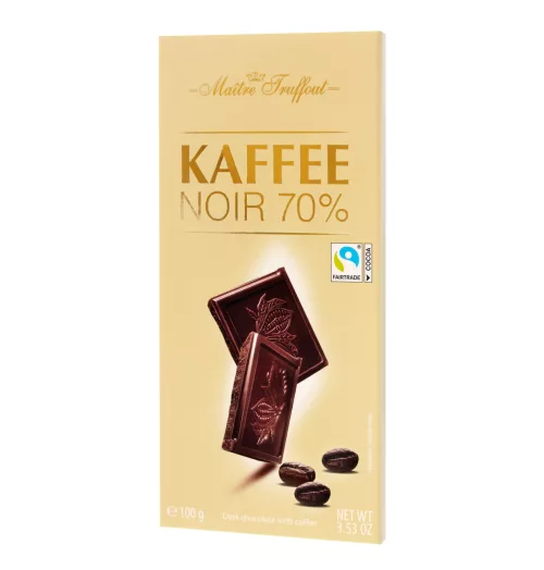 M.T Темный шоколад 70% со вкусом кофе 100 г