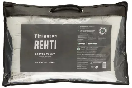 Детская подушка Finlayson, низкая, u-образная, стёганая, Rehti 40x60 