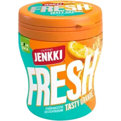 Жевательная резинка Yenkki Fresh Tasty Orange с ксилитом, 70 г. 