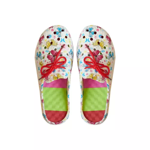 Женские сандали  36-41 разноцветные белые/красные