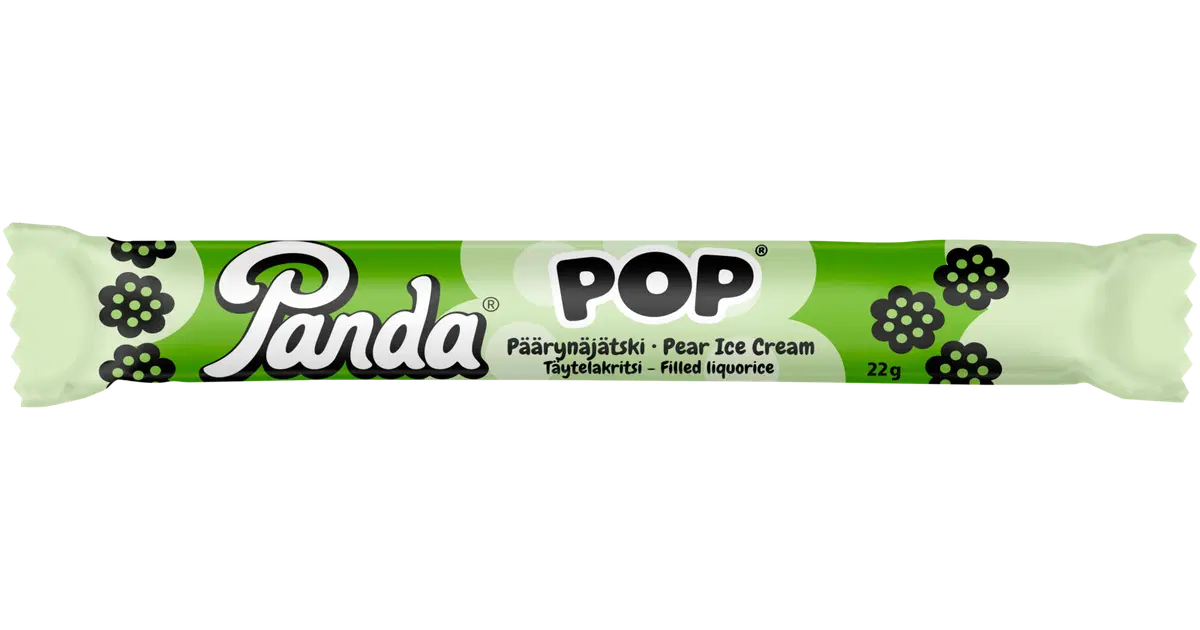 Panda Pop päärynäjätski täytelakritsipatukka 22g