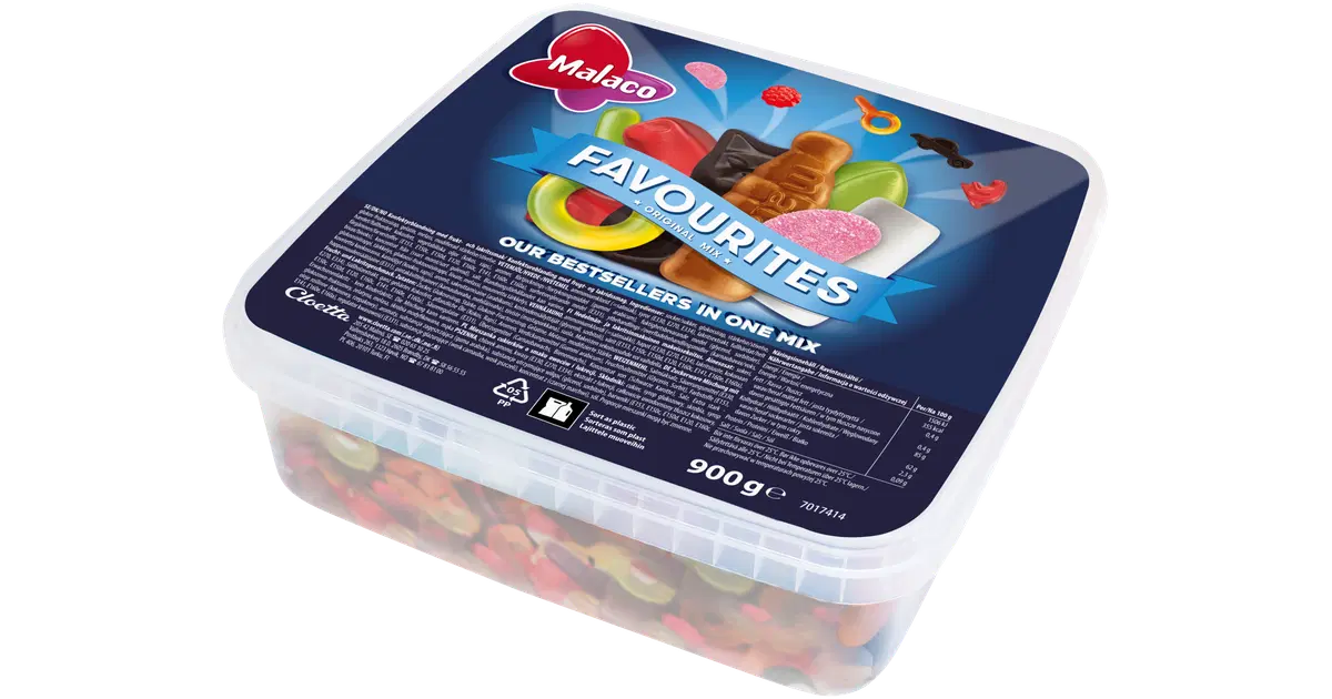 Malaco Favourites makeissekoitus 900g