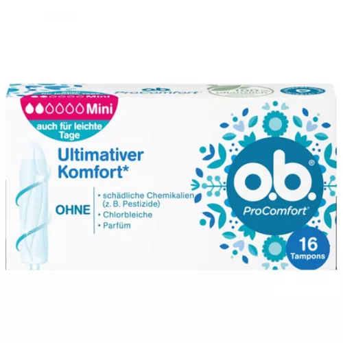 O.B. ProComfort Тампоны Мини 16 шт. 