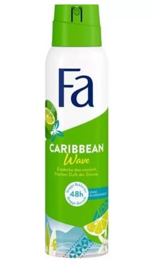 Дезодорант-спрей Fa Caribbean Wave Лимон, 150 мл 