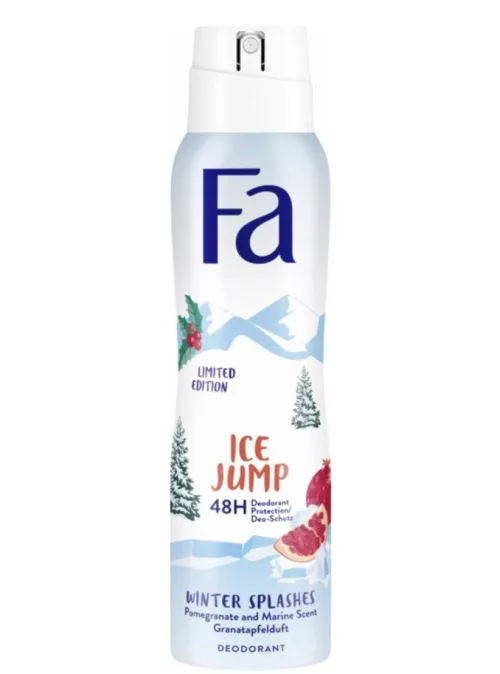 Fa Ice Jump Winter Splashes Дезодорант, Гранат 150мл 