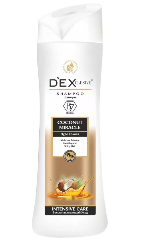 Шампунь Dexclusive Miracle Coconut, 400 мл 