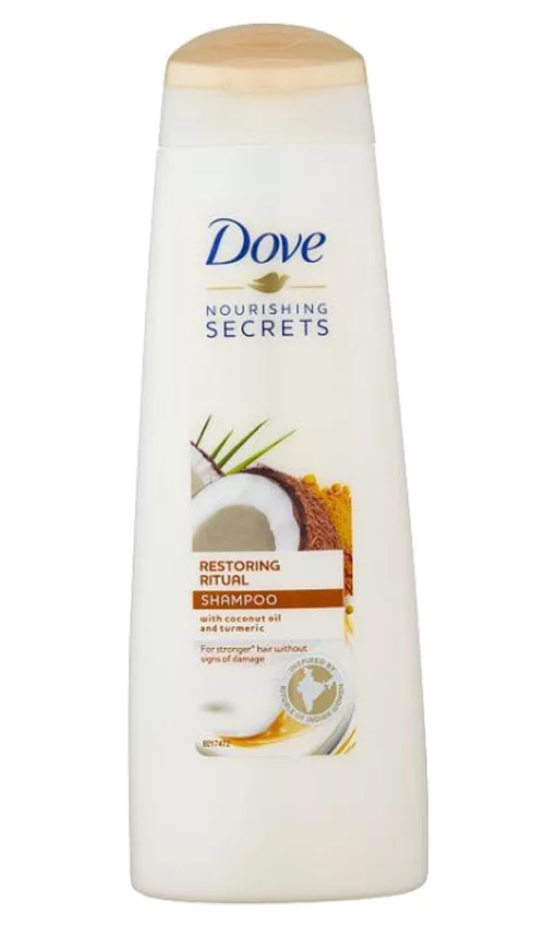 Dove Шампунь для волос кокос и куркума, 250мл