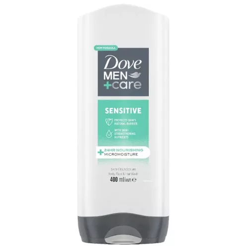 Dove Men+Care мужской гель для душа для чувствительной кожи 400 мл 