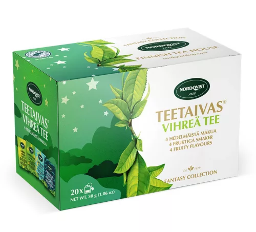 Nordqvist Teetaivas зеленый чай в пакетиках 20шт 30г 