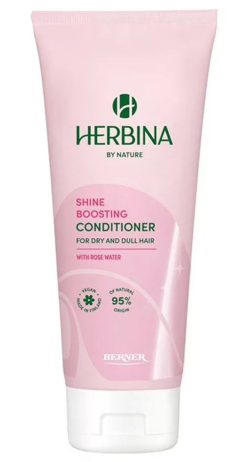 Кондиционер Herbina Shine Boosting, придающий блеск, 200 мл 
