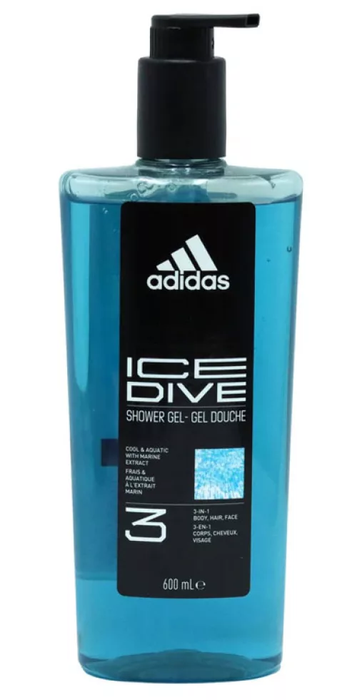 Гель для душа Adidas Ice Dive, 600 мл 
