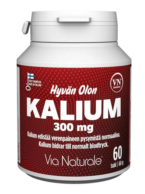 Hyvän Olon Калий 300 мг 60 табл