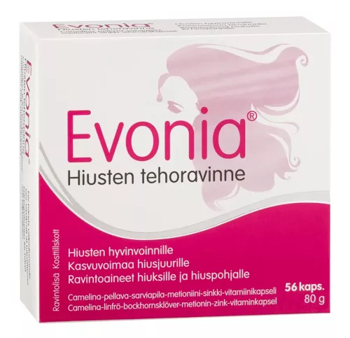 Evonia питательное средство для волос 56 капсул