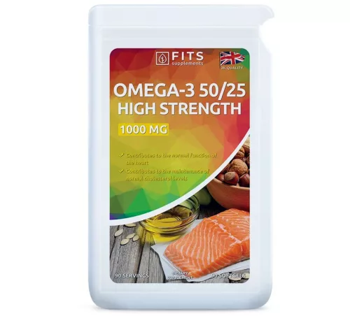 Омега-3 High Strength EPA 500 мг DHA 250 мг 90 капсул 