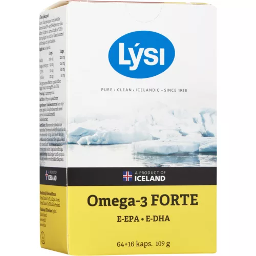LYSI Omega-3 Extra Strong 64+16 капсул