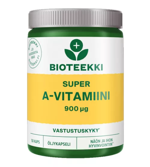 Пищевая добавка Bioteekki Super с витамином A, 50 капсул 