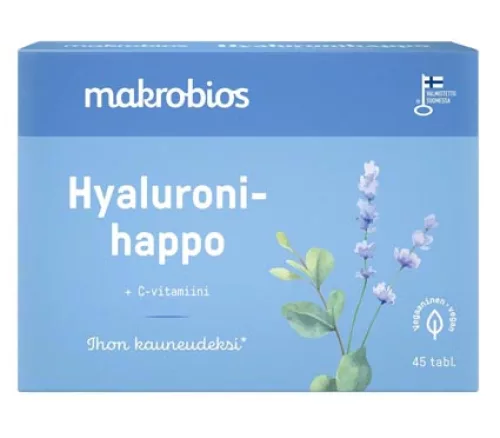 Makrobios Гиалуроновая кислота и витамин C 45 табл