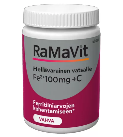 Пищевая добавка Bioteekki Ramavit с железом, 100 мг, 60 таблеток 
