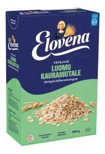 Elovena Органические цельнозерновые овсяные хлопья, 900 г