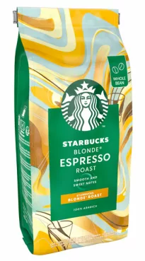 Starbucks Blonde Espresso Roast, 450 г, кофе в зёрнах 
