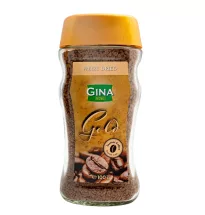Gina Gold Растворимый кофе в стеклянной банке 100 г
