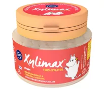 Xylimax Moomin Пастилки с ксилитом, вкусы лесной клубники и персика с малиной, 90 г