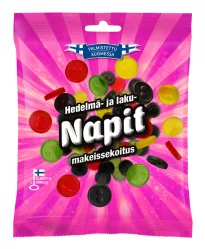 Finlandia Конфеты фруктовые и лакричные, 110 г