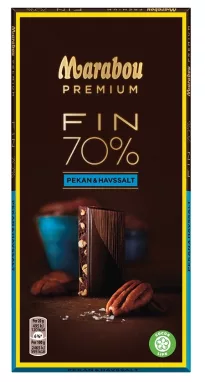 Marabou Premium с Морской солью и Пеканом 100гр.