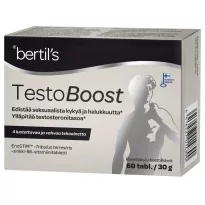 Bertil’s Testo Boost, 60 таб. — комплекс для мужского здоровья и поддержания тестостерона 
