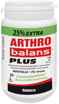 Arthrobalans Plus Глюкозамин + 25% АКЦИОННАЯ УПАКОВКА 150 таблеток. 

