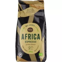 Органические кофейные зерна Herkku Organic Africa для эспрессо, 350 г, темная обжарка. 
