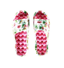 Женские сандали 36-41 белые с розовыми сердечками 
